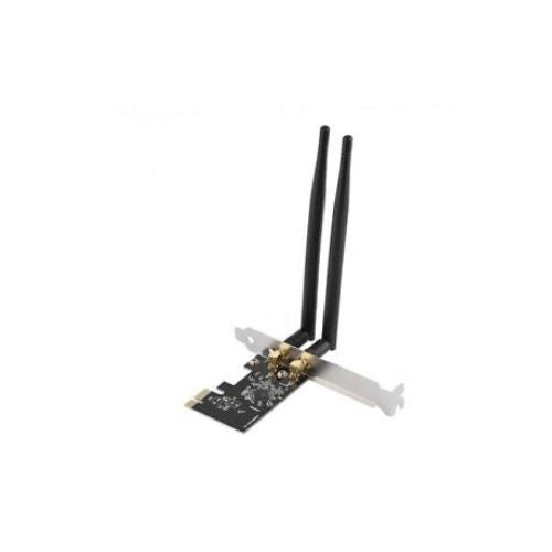 Wireless PCI-E WiFi Card 1300M AC Dual Band Ethernet Network Adapter 2 x Antenna