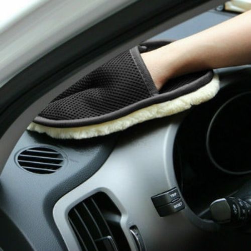 Car Cleaning Glove Wool Wash Brush Mitten Soft Car Wash Glove Auto Care Tools