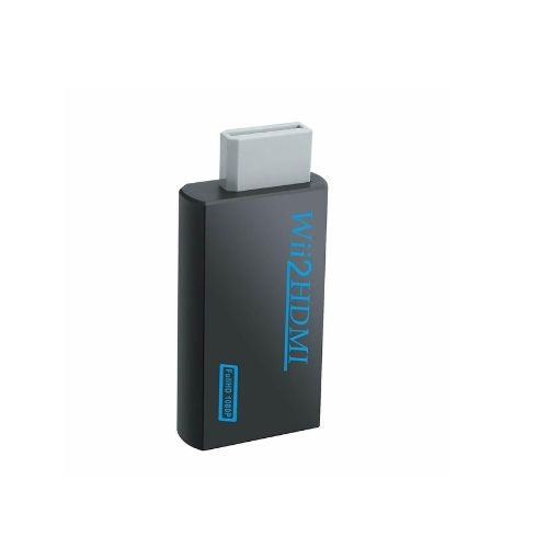 Wii to HDMI Converter Adapter 1080p 720p  HD Upscale 3.5mm Audio Output Black