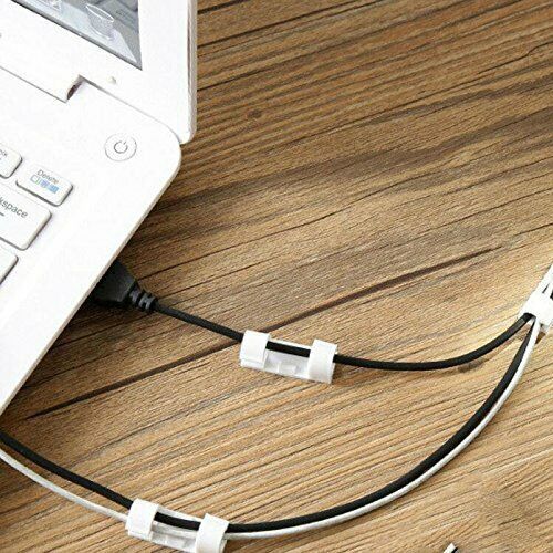 New Self-Adhesive Cable Clips Cord Management Organizer-Clamps Wire Holder CA