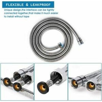 118" Shower Hose Extra Long For Handheld Shower Head Sprayer Extension