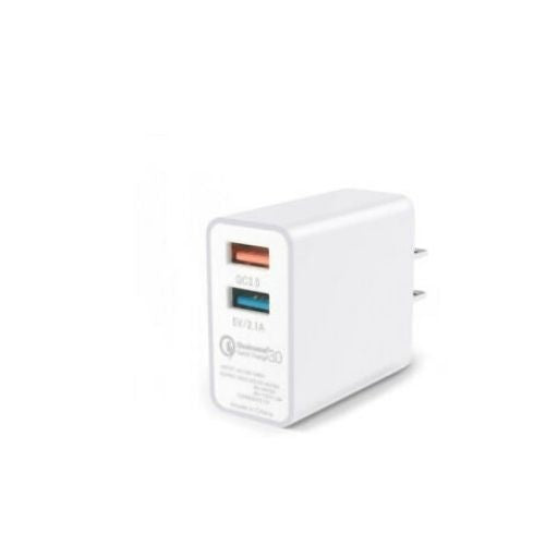 QC 3.0 USB AC Fast Charger 2 Port Universal Wall Quick Charging Travel Plug