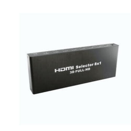 Alumnium 1080P 8 Port Ports HDMI Switch with Remote Full HD HDTV