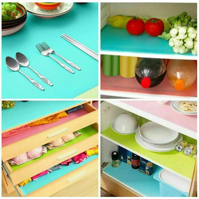 New Refrigerator Fridge Mat Pad Drawer Liners Washable Kitchen Waterproof Shelf