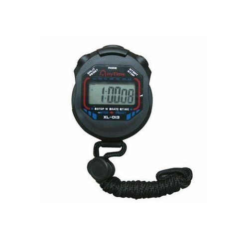 LCD Digital Sports Running Counter Stopwatch Timer Waterproof Alarm Stop Watch