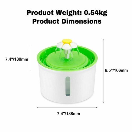 1.6L Automatic Pet Water Fountain Water Dispenser Dog Cat Health Caring Hygienic