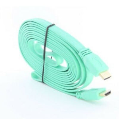 10Ft Flat Male to Male V1.4 HDMI Cable Cord for Audio Vedio HDTV TV 1080P
