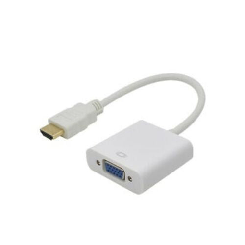 HDMI to VGA Converter Adapter Cable Male to Female with Audio