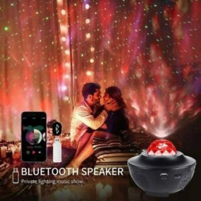 LED Galaxy Starry Projector Night Light Ocean Star Sky Party Baby Kids Room Lamp