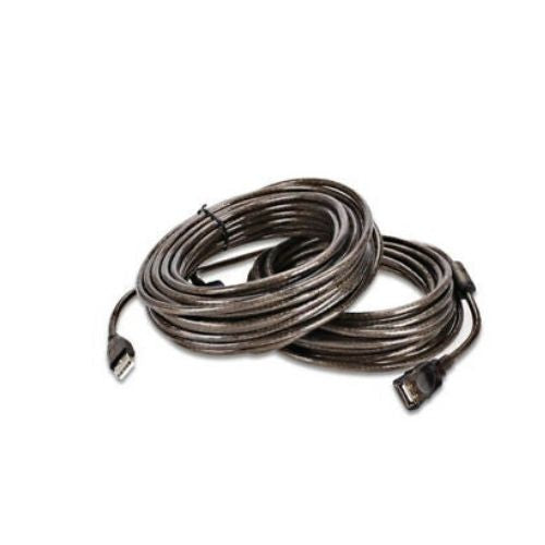 USB 2.0 Booster AA Extension Cable 50Ft 15M For Printer PC Webcam Scanner 50 F