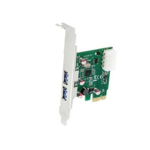 USB 3.0 PCI-E PCI EXPRESS CARD CHIPSET 2 PORT 5 Gbp PCIE CONTROLLER HUB