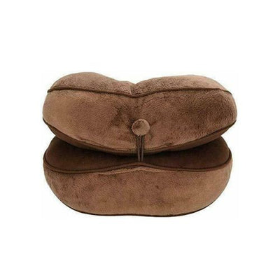 Dual Comfort Seat Cushion Multifunction for Pressure Relief, Fits Office Home CA