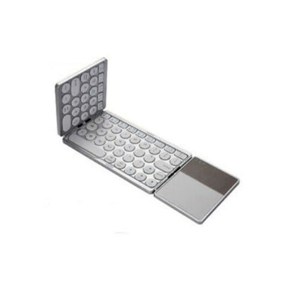 Wireless Keyboard with touchpad Three-fold Portable Rechargeable Bluetooth
