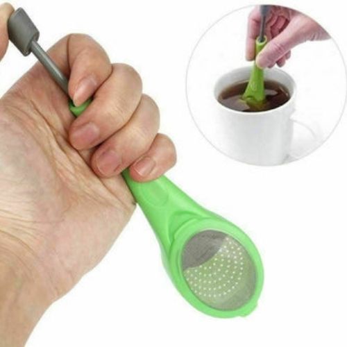 Tea Infuser Loose Tea Leaf Strainer Herbal Spice Silicone Filter Diffuser Tool