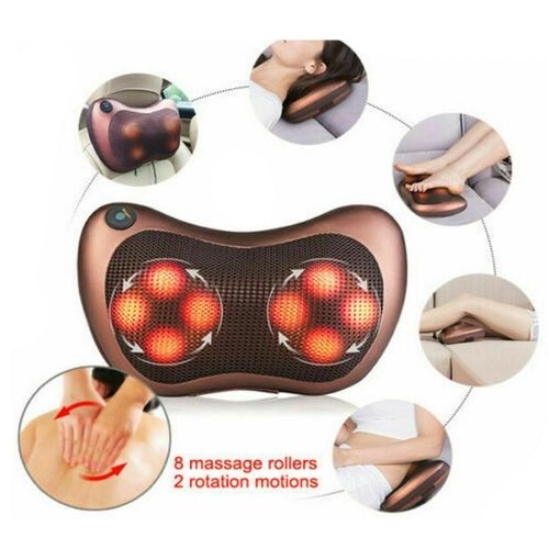 Electric Shiatsu Massager Body Massage Pillow CushionNeck Back Shoulder Home Car