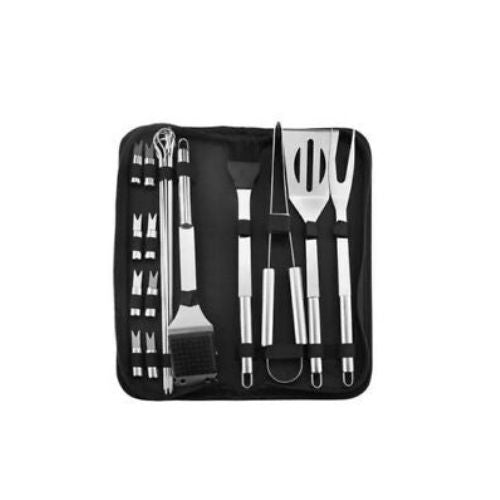 20 PCS BBQ Grill Tool Set Stainless Steel Barbecue Tool Sets Extra Thick
