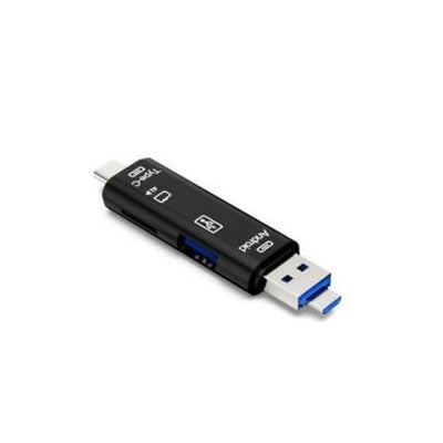 USB / USB Type C 3.1 / MicroUSB External Micro SD Card Reader OTG Adapter