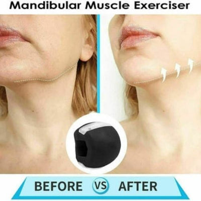 Jawline Exerciser Jawlineme Exercise Fitness Ball Neck Face Toning Chin Beauty