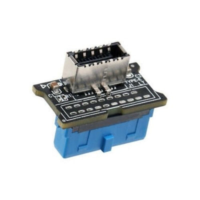Vertical USB 3.1 Front Panel Socket Key-A Type-E to USB 3.0 20Pin Header Adapter