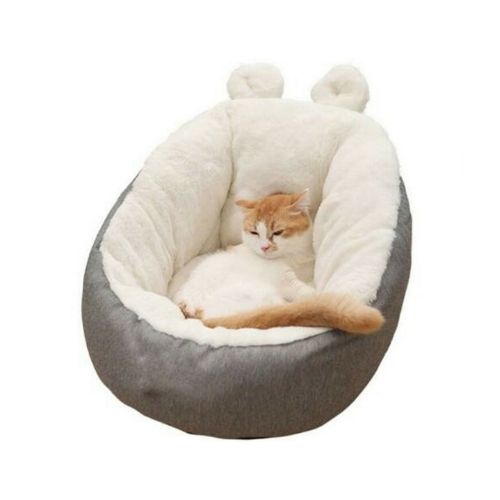 Puppy Cat Pets Soft Washable Bed Warm Cosy Round Cushion Sleeping Mat Cave Sofa