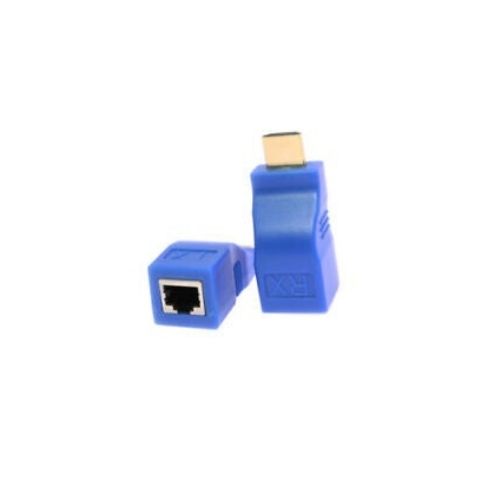 HDMI 1080P 30 M Meter Extender Over Ethernet LAN CAT5e CAT6 Network Cable 100Ft