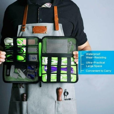 Travel Electronics Cord Organiser Case Gadget Bag Disk Cable USB Storage Case