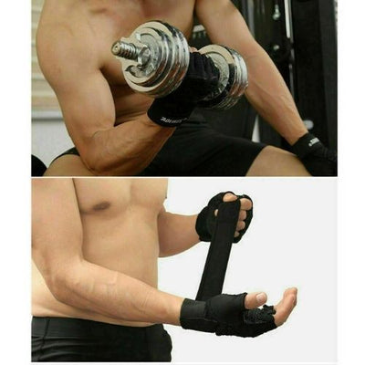 Bike Bicycle Cycling Half Finger Pad Gloves Sports Gym Fitness for Men Women