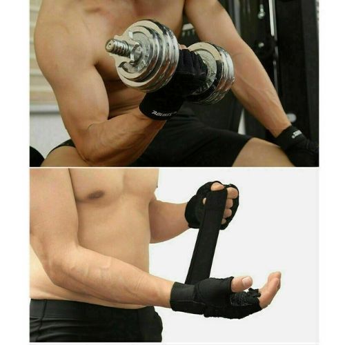 Bike Bicycle Cycling Half Finger Pad Gloves Sports Gym Fitness for Men Women