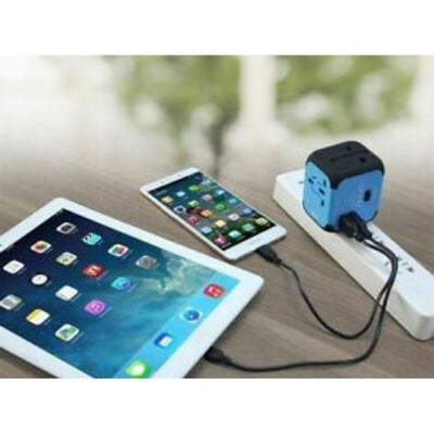 Travel Adapter Universal Power Adapter Worldwide All-One 4 USB For US/EU/AU/UK