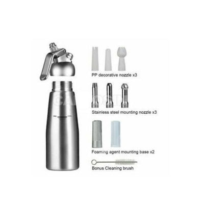 500ml Cream Whipper Whipped Dispenser Tool Whip Foamer Dessert Maker Coffee CAD