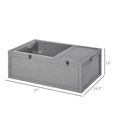 Double Area Turple/Tortoise House w/ Strong Wooden Build &amp; Carrying Handles