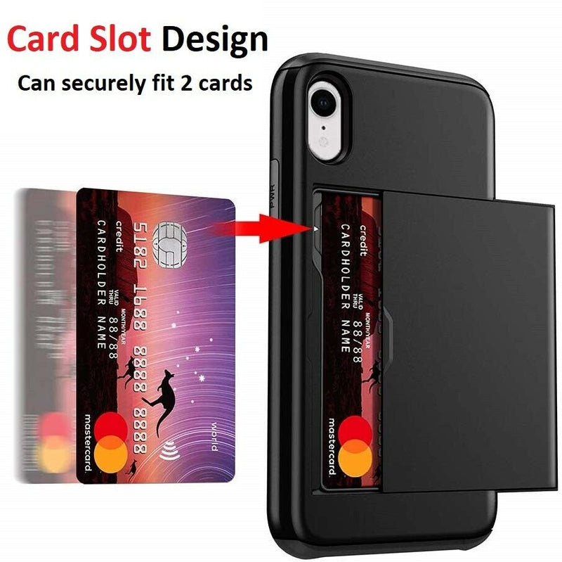 For iPhone 12 Pro 11 XR XS Max 8 Plus 7 6 S SE 2020 Case Card Wallet Armor Cover