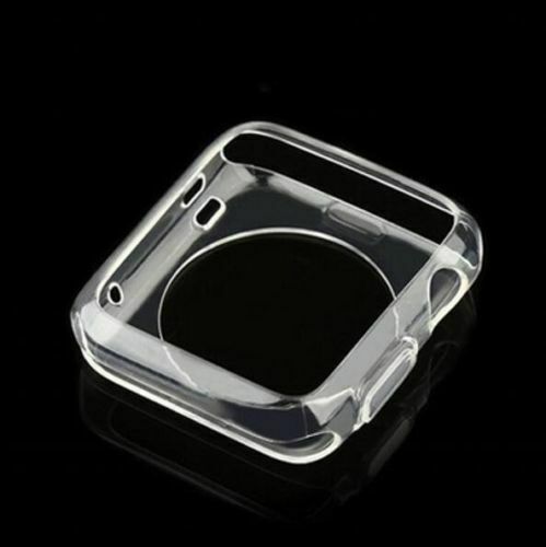TPU Case For iWatch Series 2/3/4/5 Silicone Bumper Clear Cover 38/42/40/44mm New