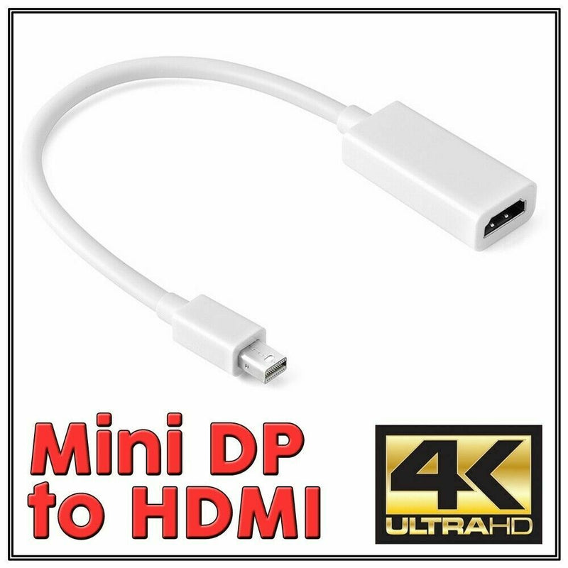 Mini DP to VGA/Mini DisplayPort Thunderbolt to HDMI 1080P Audio Cable for iMac