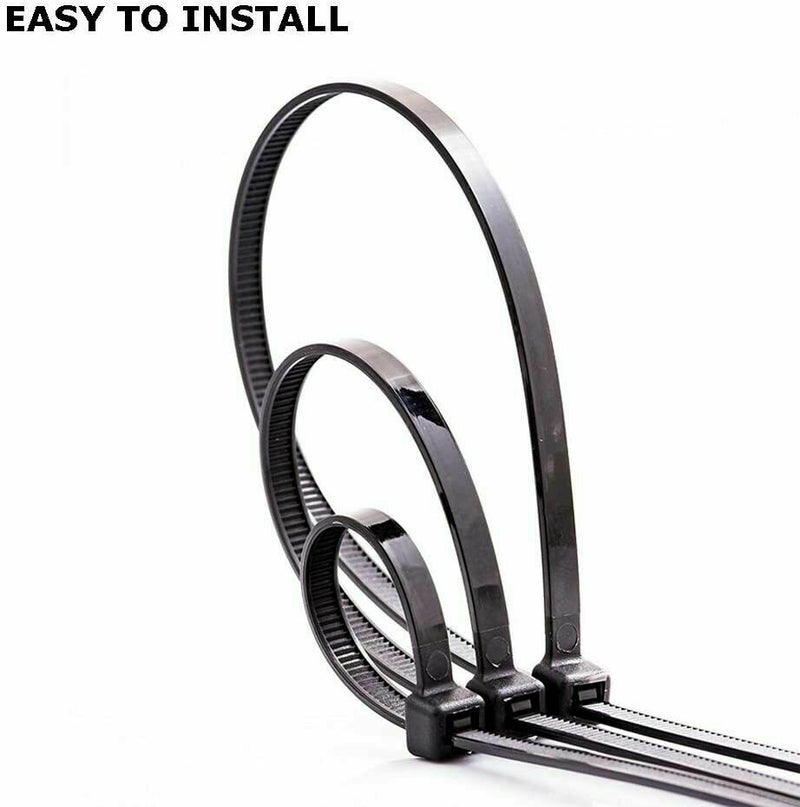 100PCS Cable Zip Ties Nylon Wraps High Quality Strong Small/Thin/Long/Thick tie