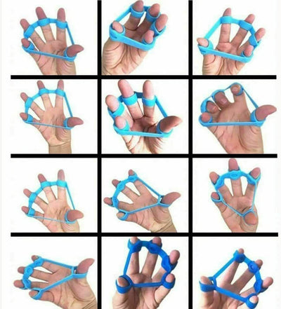 Finger Hand Exerciser Strengthener Wrist Forearm Grip Trainer Resistance Bands