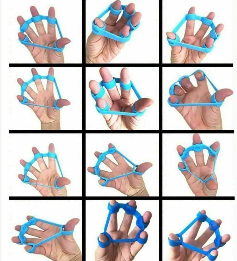 Finger Hand Exerciser Strengthener Wrist Forearm Grip Trainer Resistance Bands