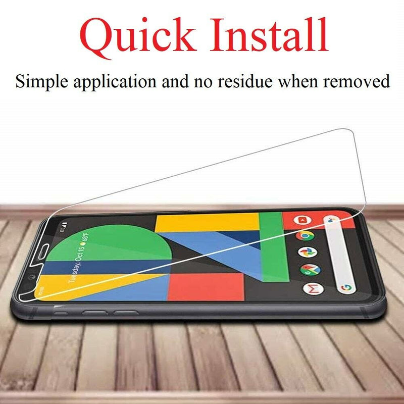 (2 PACK) Premium Screen Protector Cover for Google Pixel 4a 4G 5G Pixel 4 / XL