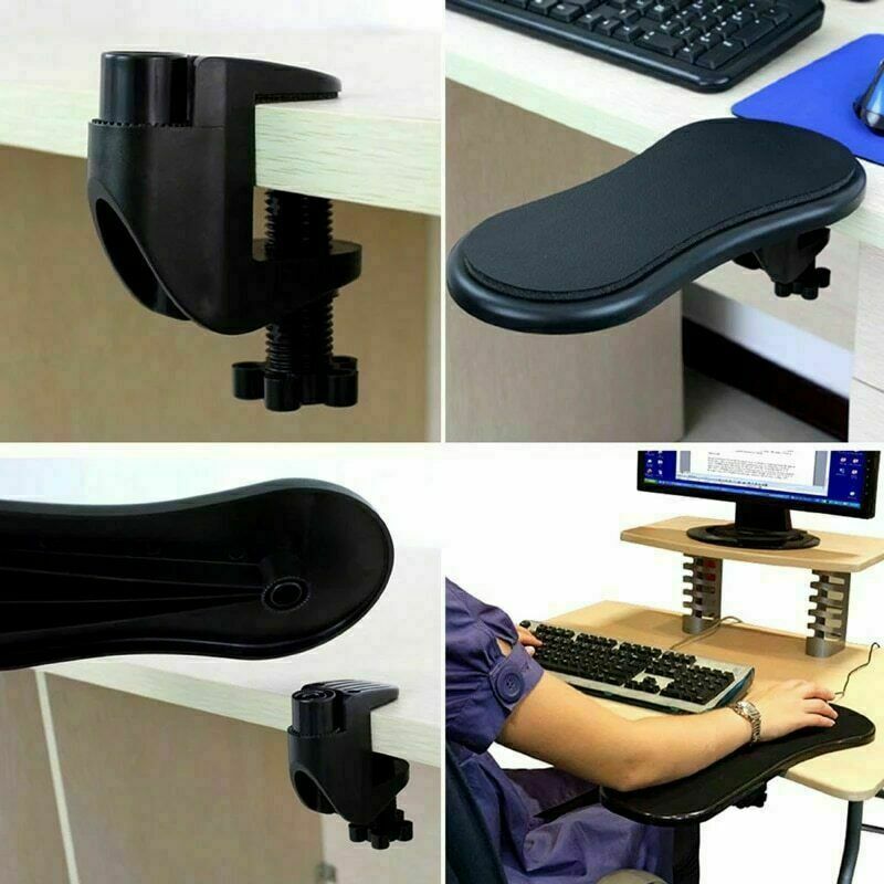 Computer Adjustable Arm Rest for Desk, Ergonomic Wrist Rest Support mouse pad