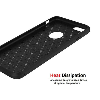 For Google Pixel 3 / XL & 3a / XL Case - Carbon Fiber Shockproof TPU Cover