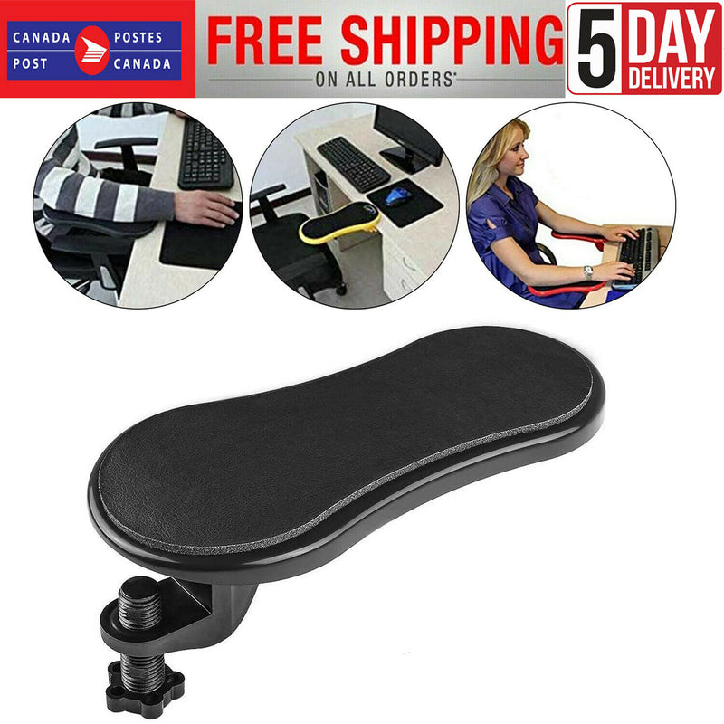 Computer Arm Rest for Desk and Chair Sturdy Mouse Arm Wrist Typing & Pain Relief