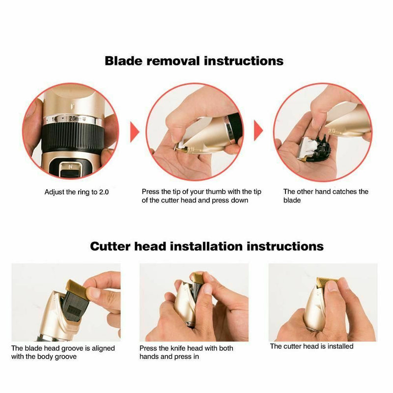 Pet Hair Grooming Trimmer Chargeable Grooming Clippers Animal Skin Saver Machine