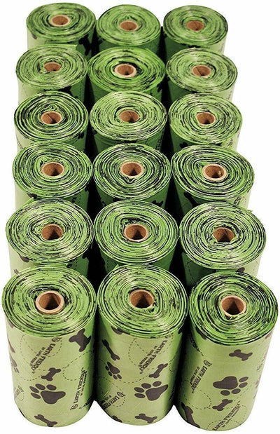 144  Dog Poop Bags  Disposable Custom Printed  Eco Trash Garbage CA