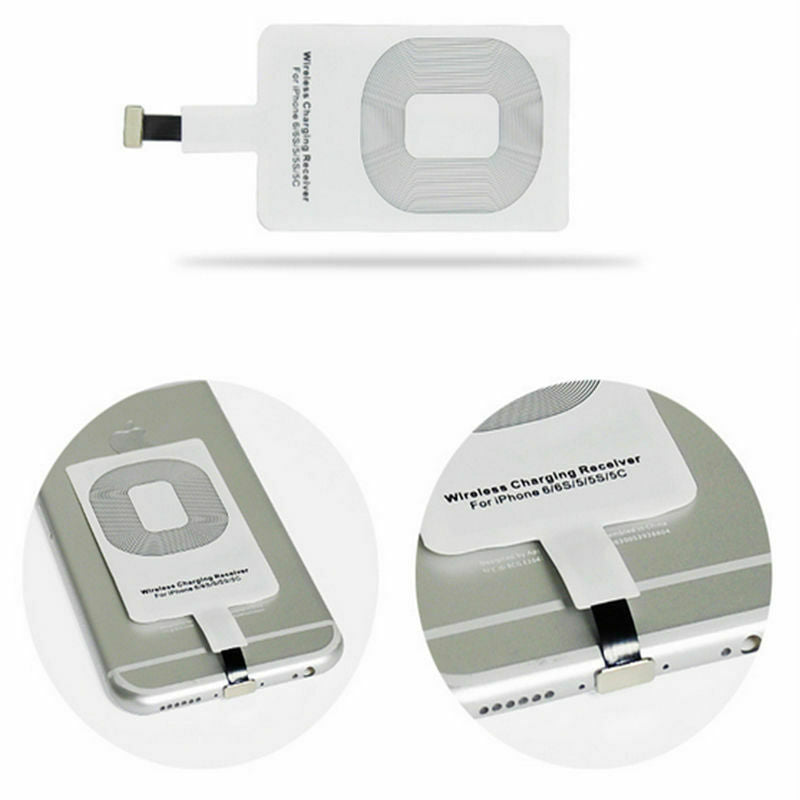 Qi Wireless Charging Receiver Card Charger Module Mat for iPhone 6 6s Plus 5 5s