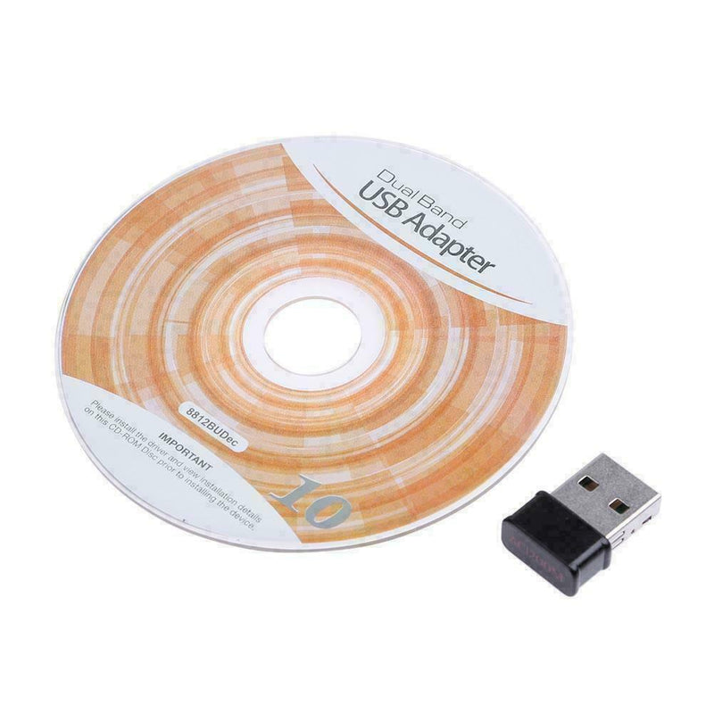 NEW 1200 Mbps Mini Wireless USB WiFi Receiver Adapter Wireless 2.4+5G Dual Band