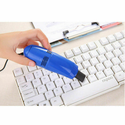 Mini Computer Vacuum USB Keyboard Cleaner PC Laptop Kit Dust Cleaning Brush