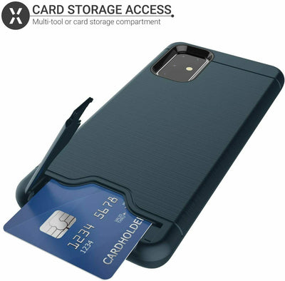 For Samsung Galaxy S20 Ultra S10 S9 S8 Plus A8 A5 Case KickStand Card Slot Cover