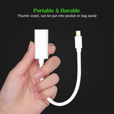 Mini DP to VGA/Mini DisplayPort Thunderbolt to HDMI 1080P Audio Cable for iMac