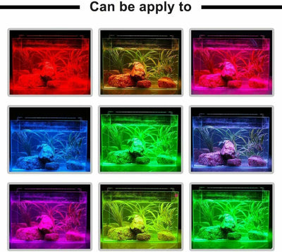 Aquarien Eco RGB Full Spectrum Aqua Plant Fish Tank Lamp LED Hoods Lighting