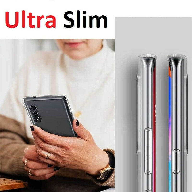 For LG G5 G6 G7 G8 Velvet - Clear Case Thin Soft TPU Transparent Back Cover